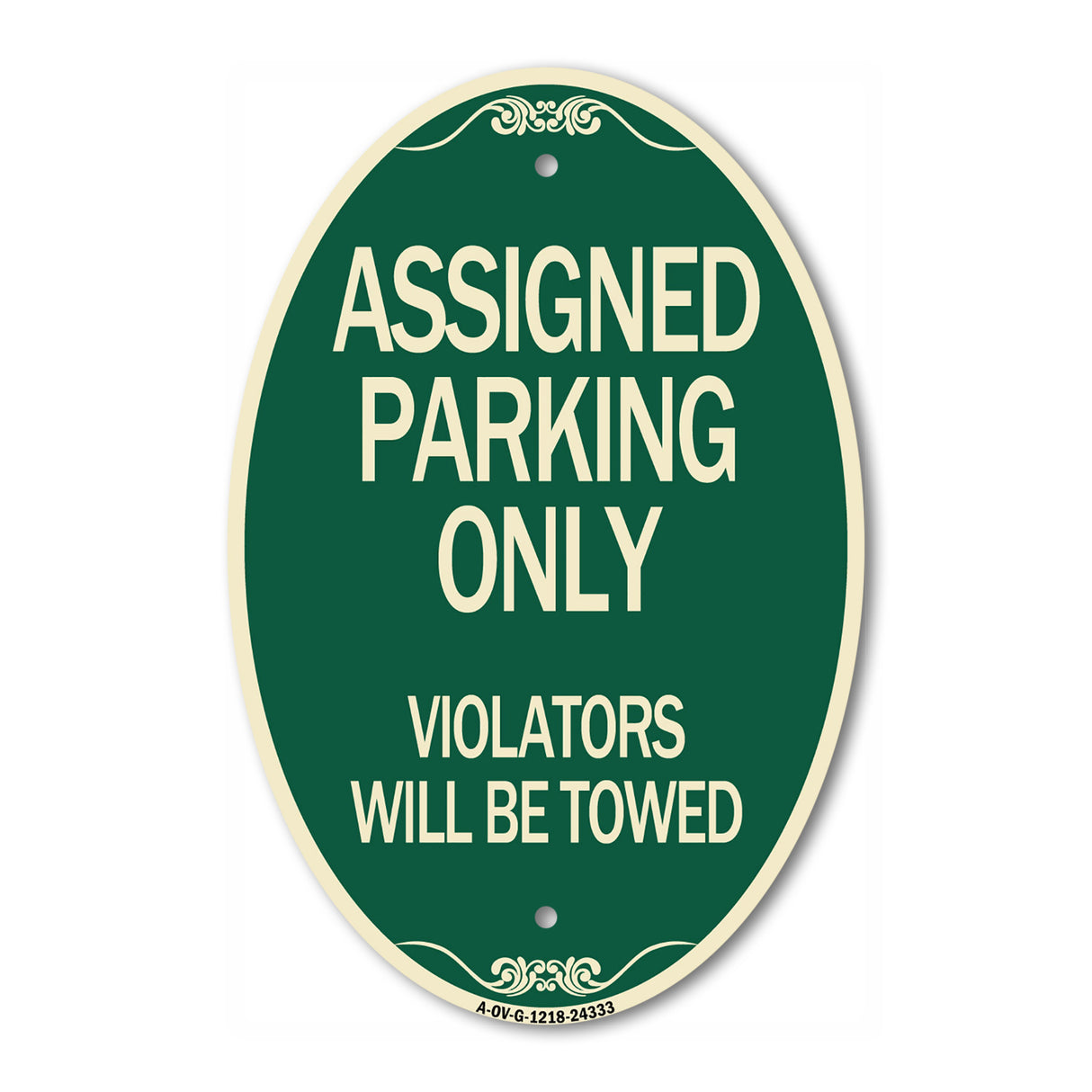Assigned Parking Only Violators Will Be Towed