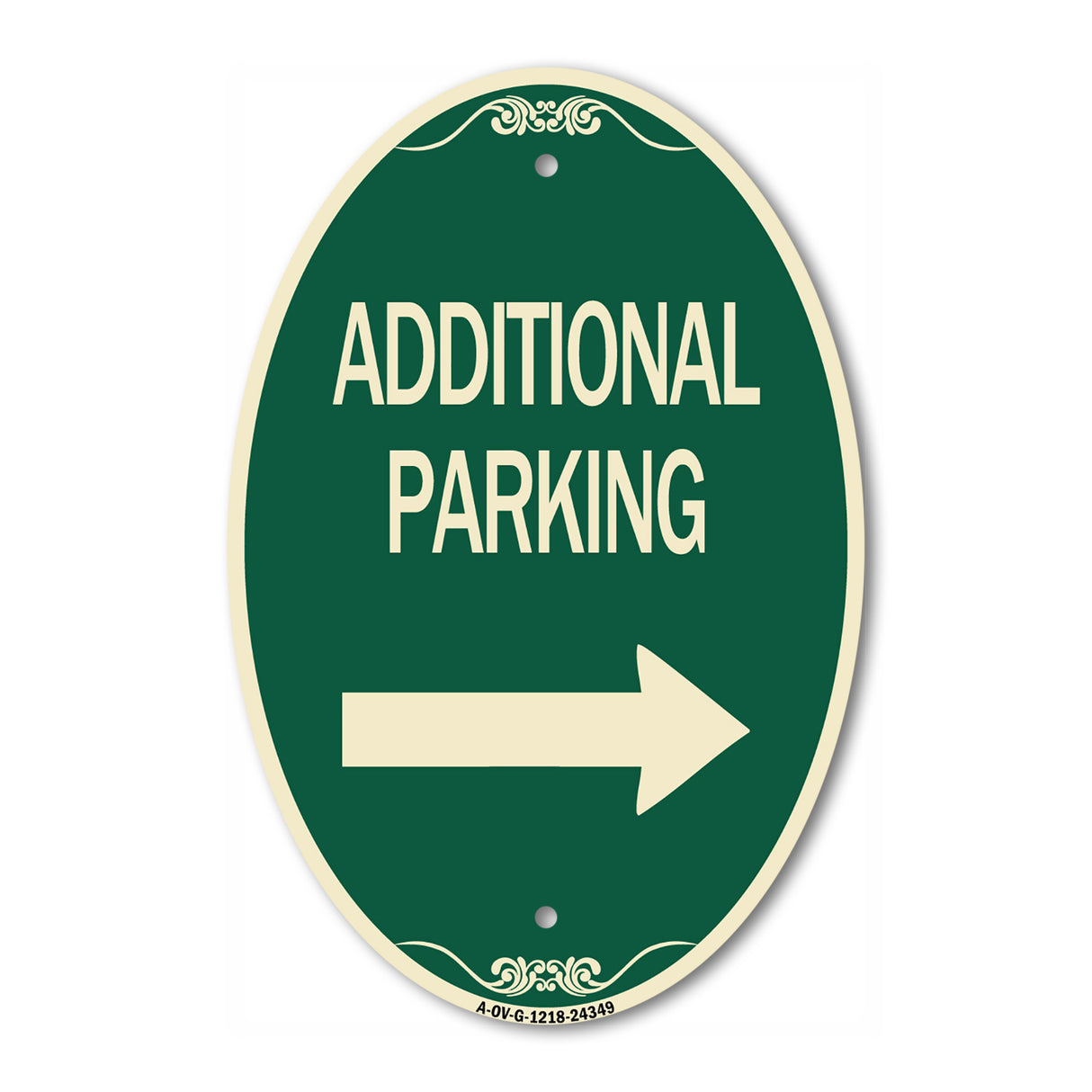 Additional Parking Sign (Right Arrow)