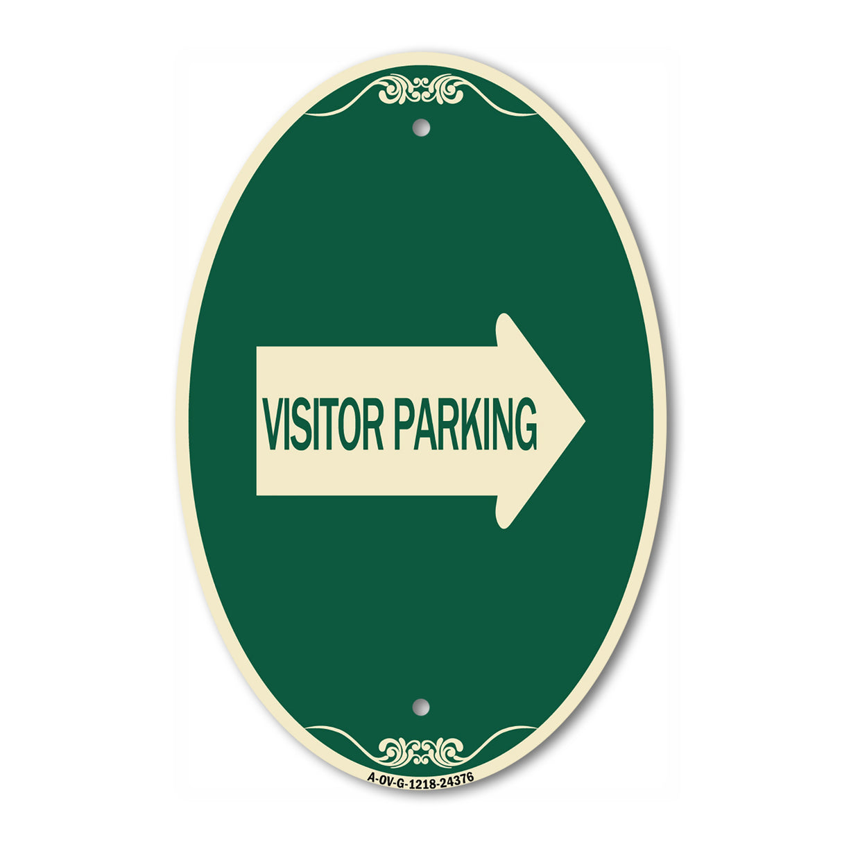 Visitor Parking (With Right Arrow)