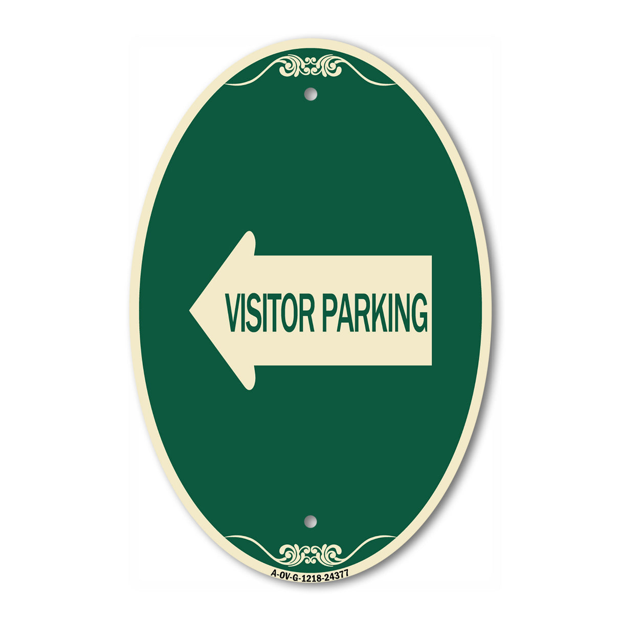 Visitor Parking (With Left Arrow)