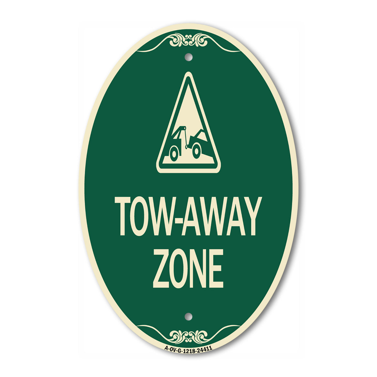 Tow-Away Zone with Graphic