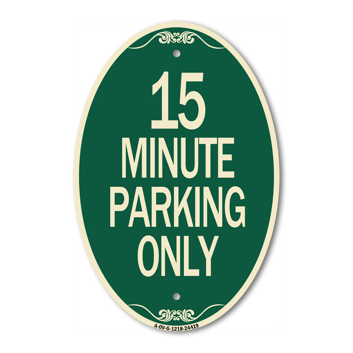15 Minute Parking Only