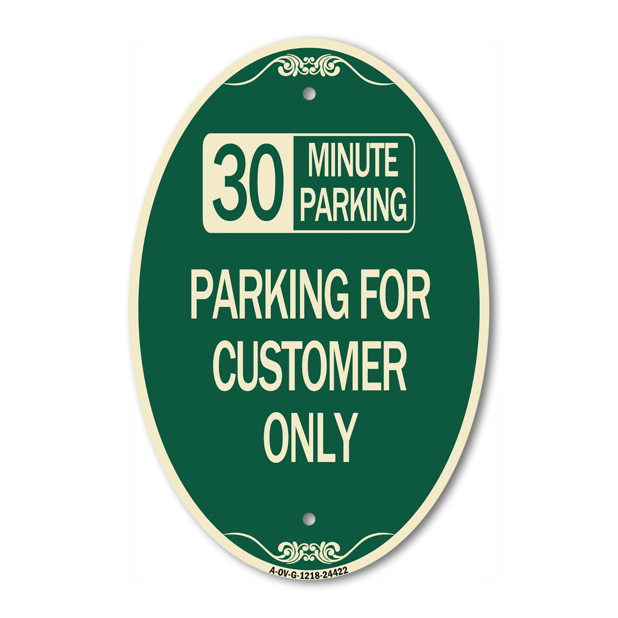 30 Minutes Parking - Parking for Customers Only