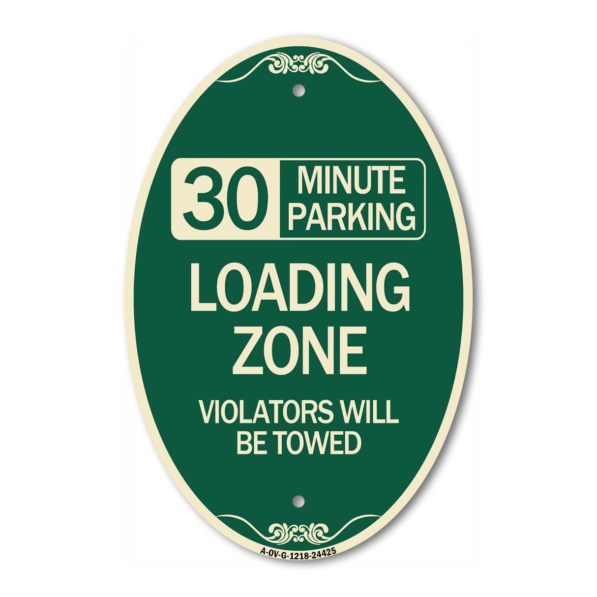 30 Minute Parking Loading Zone Violators Will Be Towed