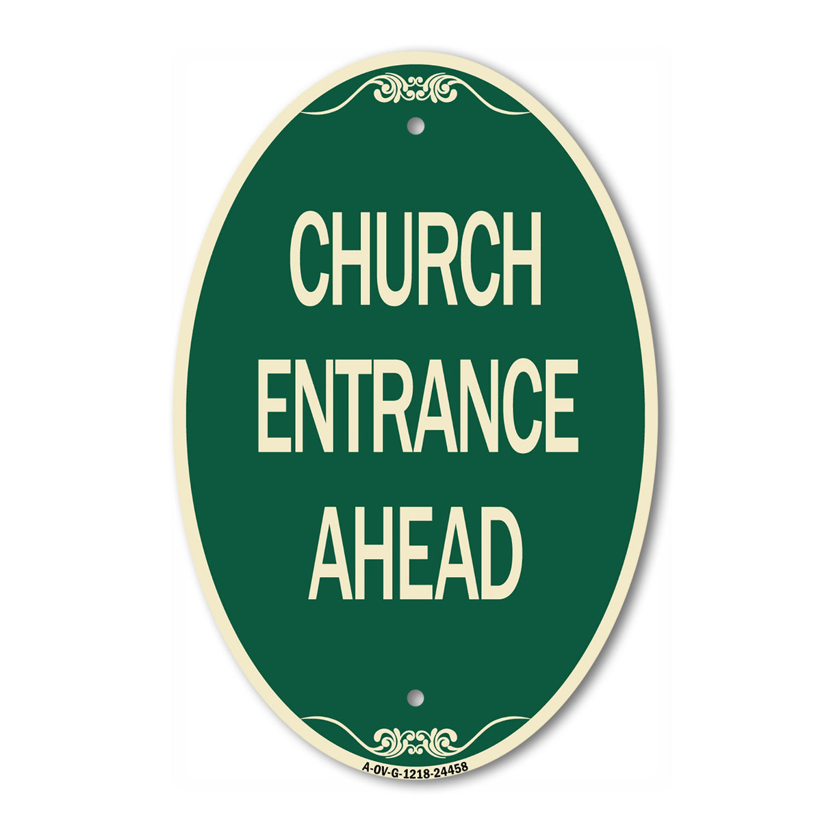 Church Entrance Ahead