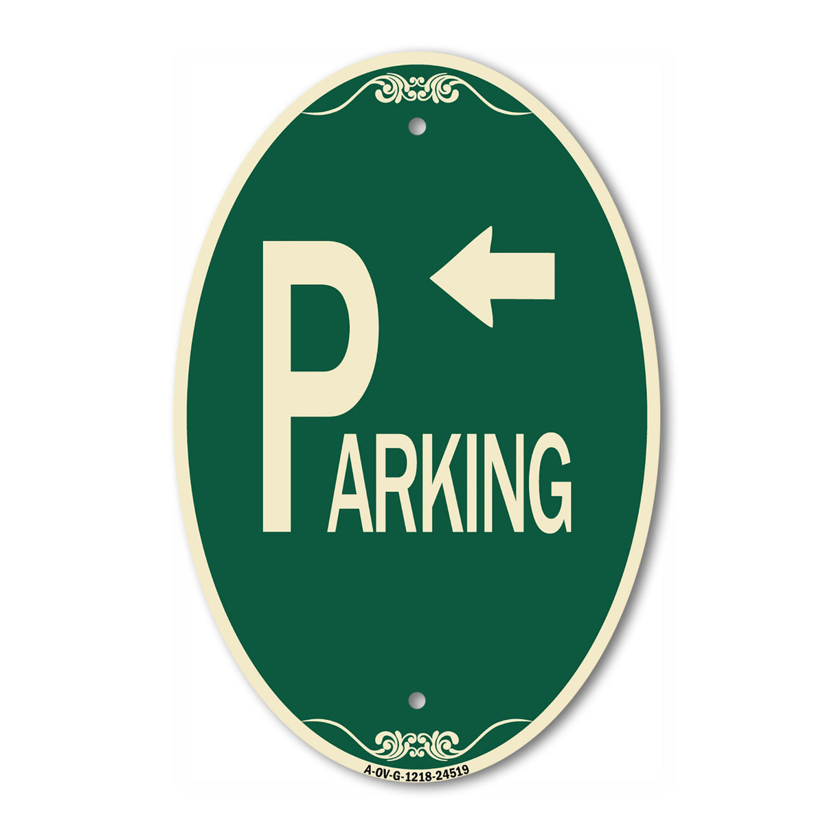 Parking with Arrow Pointing Left
