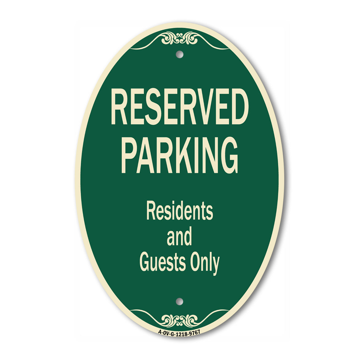 Reserved Parking - Residents And Guests Only