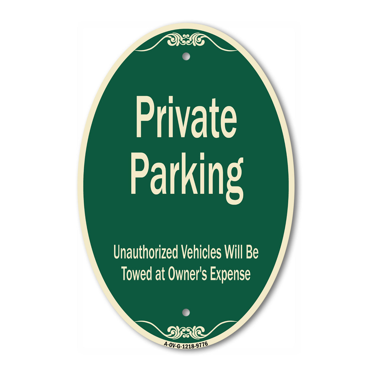 Private Parking Unauthorized Vehicles Will Be Towed At Owner Expense