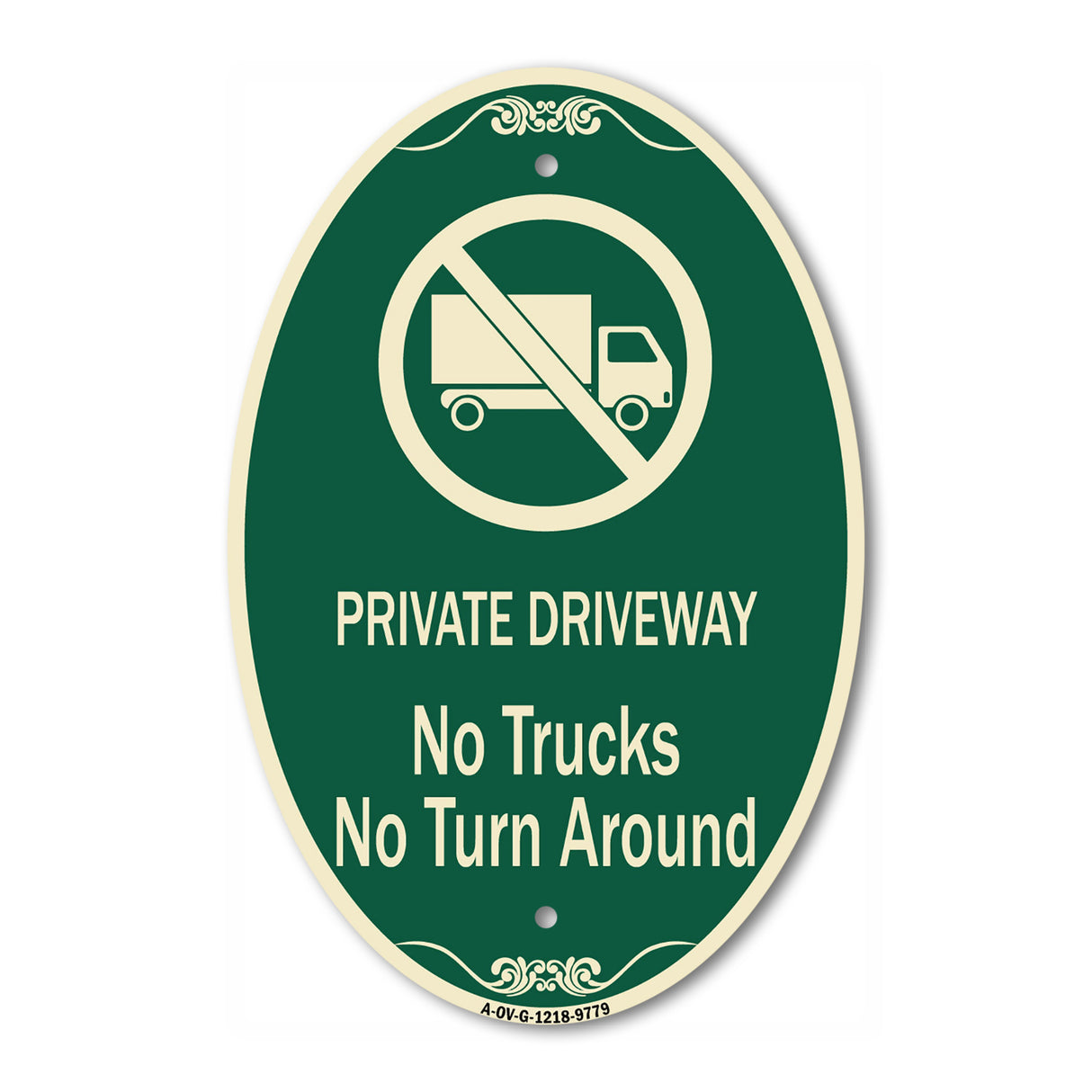 Private Driveway. No Trucks No Turnaround