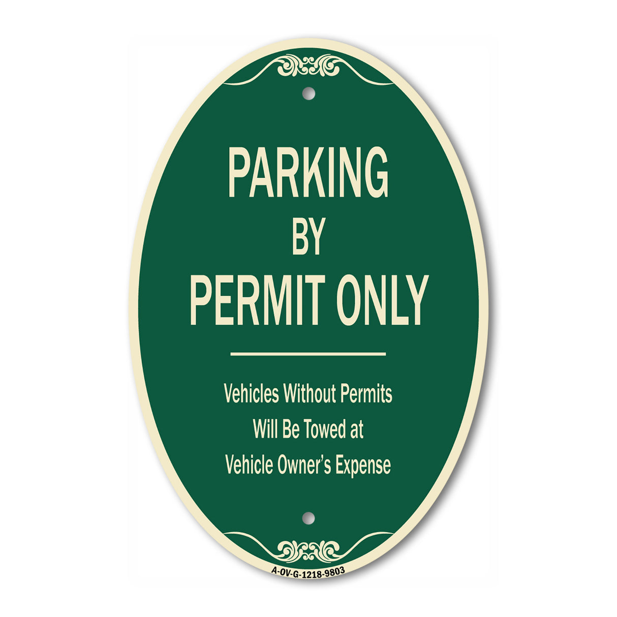 Parking By Permit Only Vehicles Without Permits Towed At Vehicle Owner's Expense