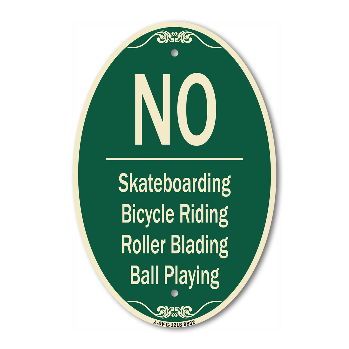 No - Bicycle Riding, Roller Blading, Ball Playing