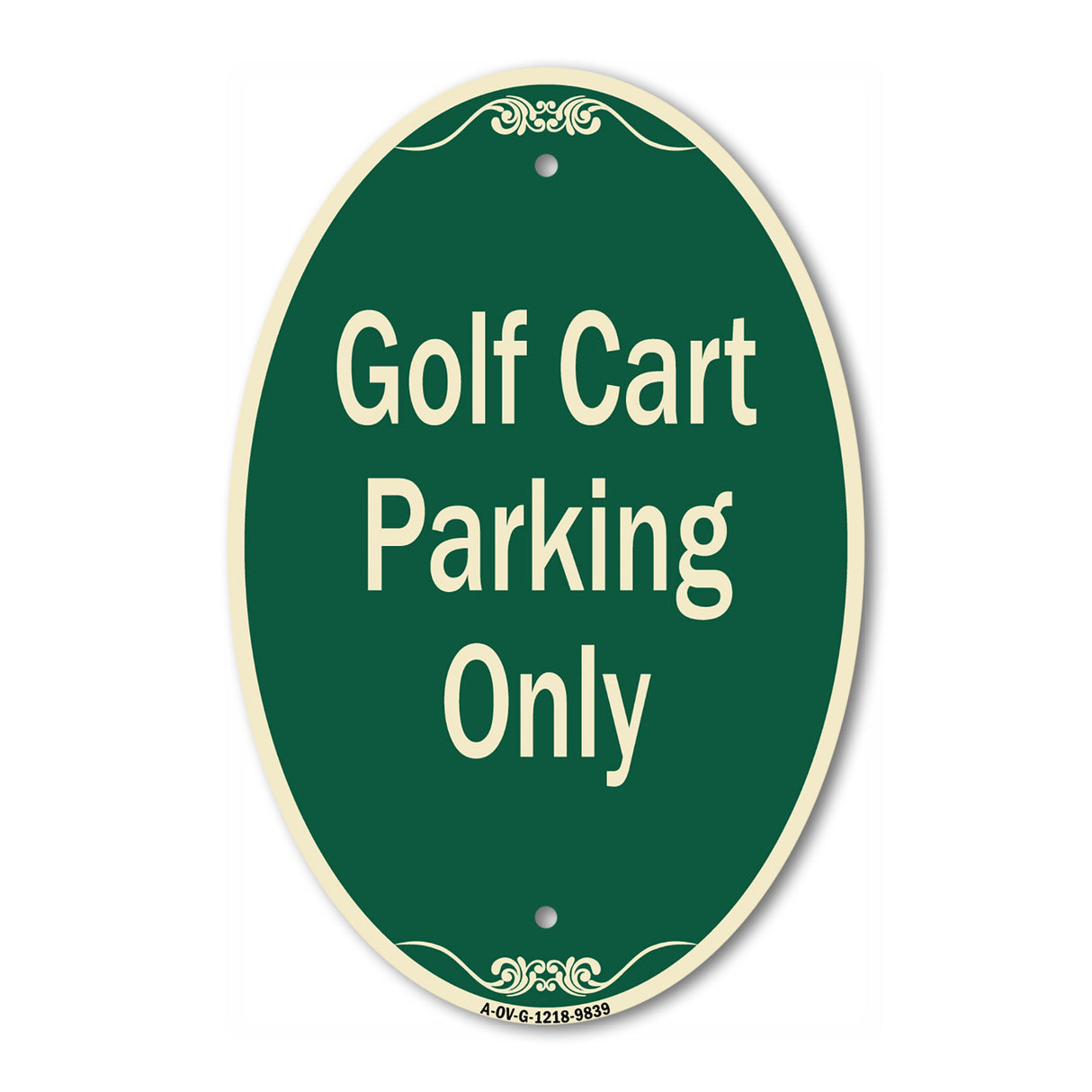 Golf Cart Parking Only