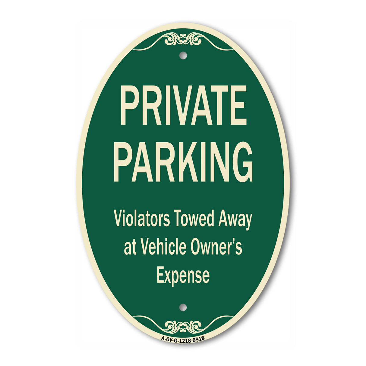 Private Parking, Violators Towed Away