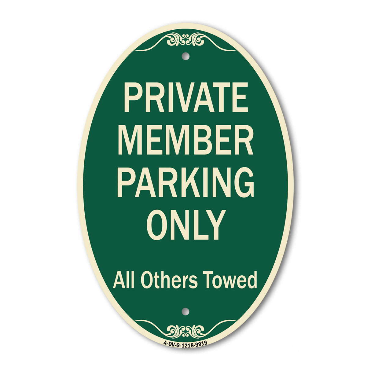 Private Member Parking Only All Others Towed