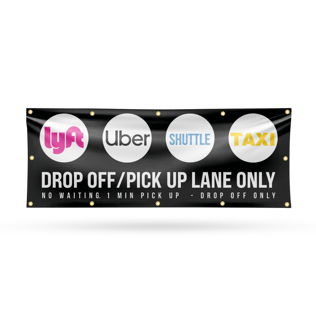 Drop Off Pick Up Lane Only Banner