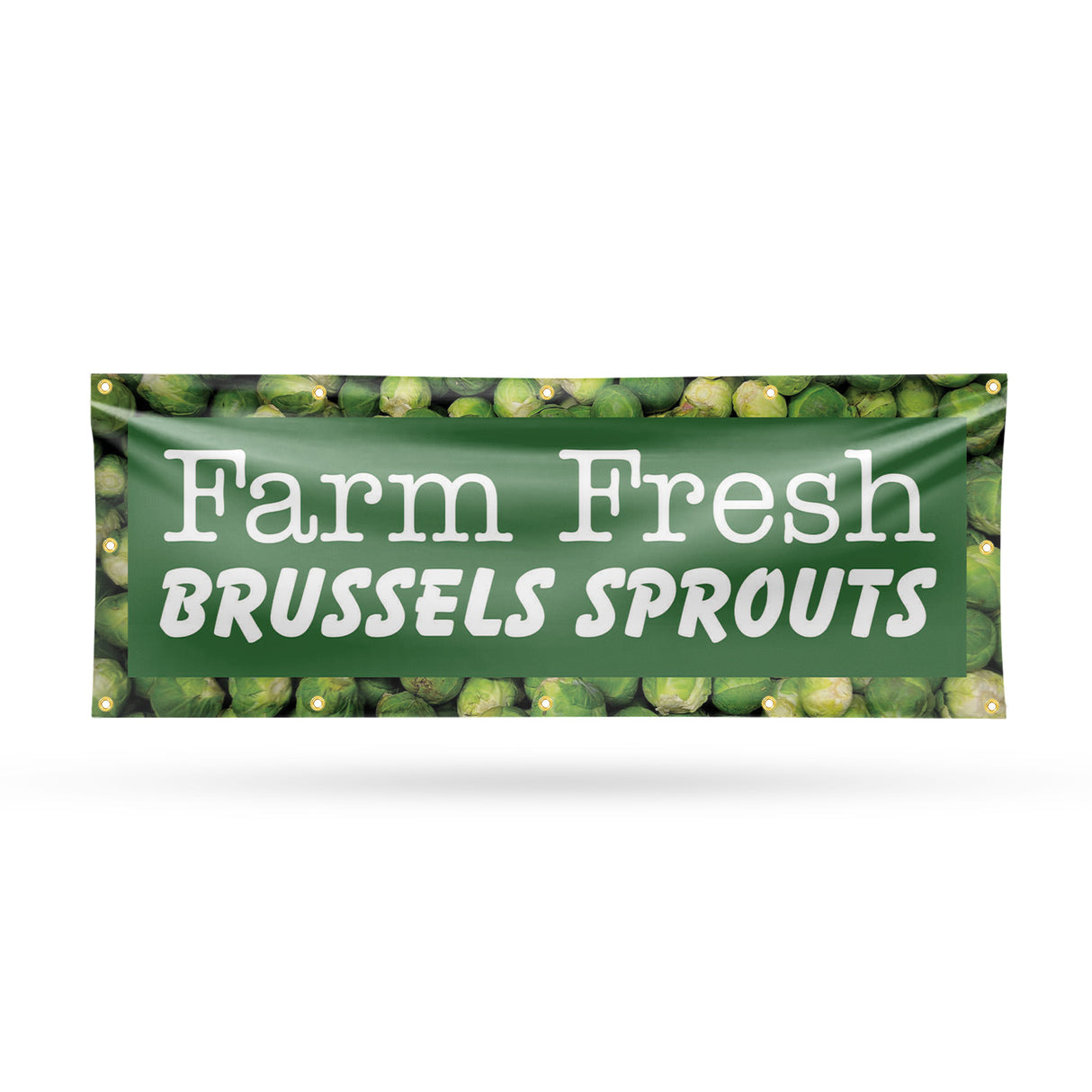 Farm Fresh Brussels Sprouts Banner
