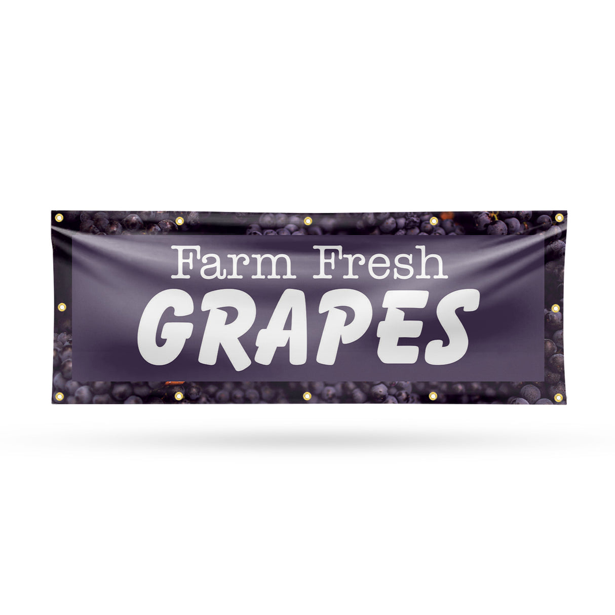 Farm Fresh Grapes Banner