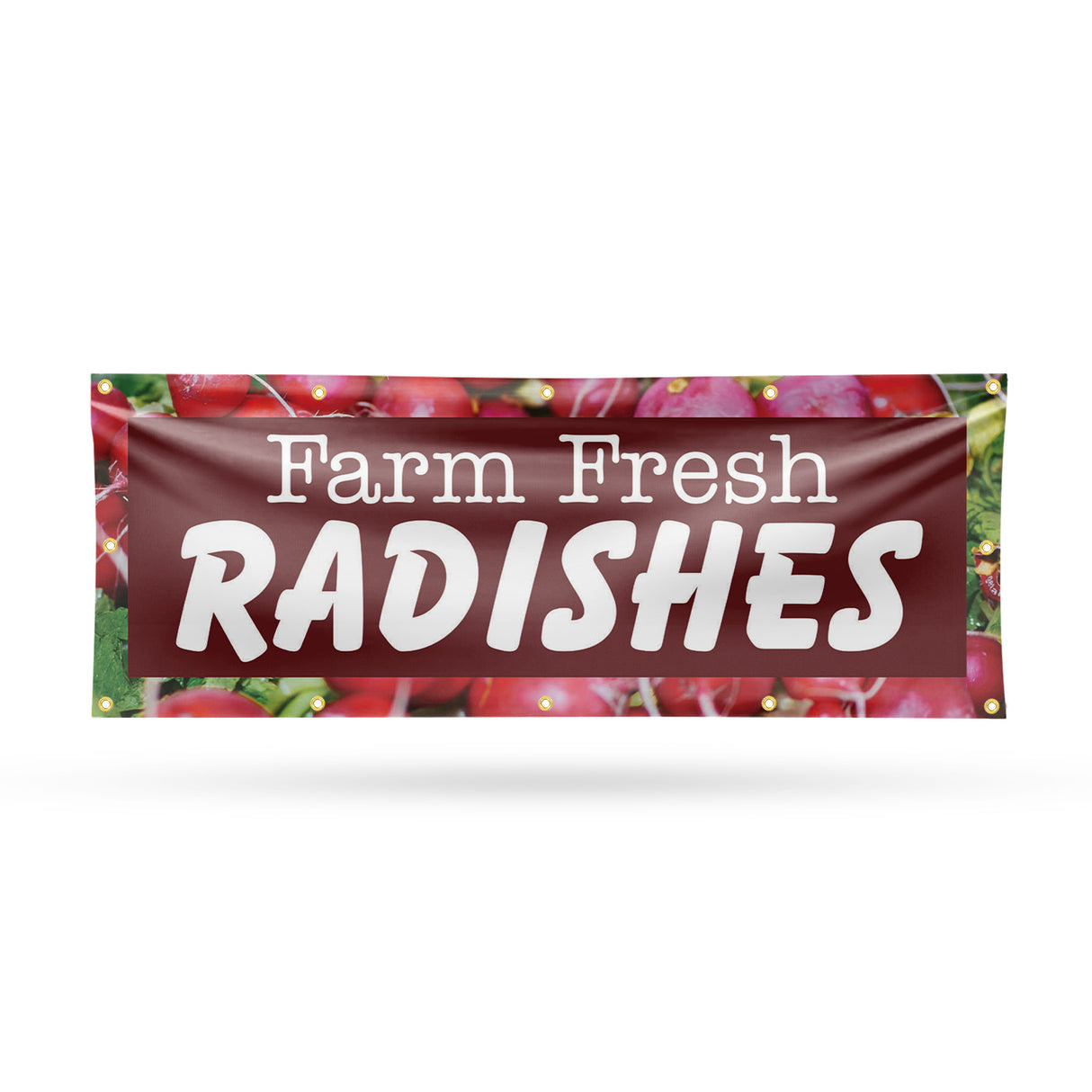 Farm Fresh Radishes Banner