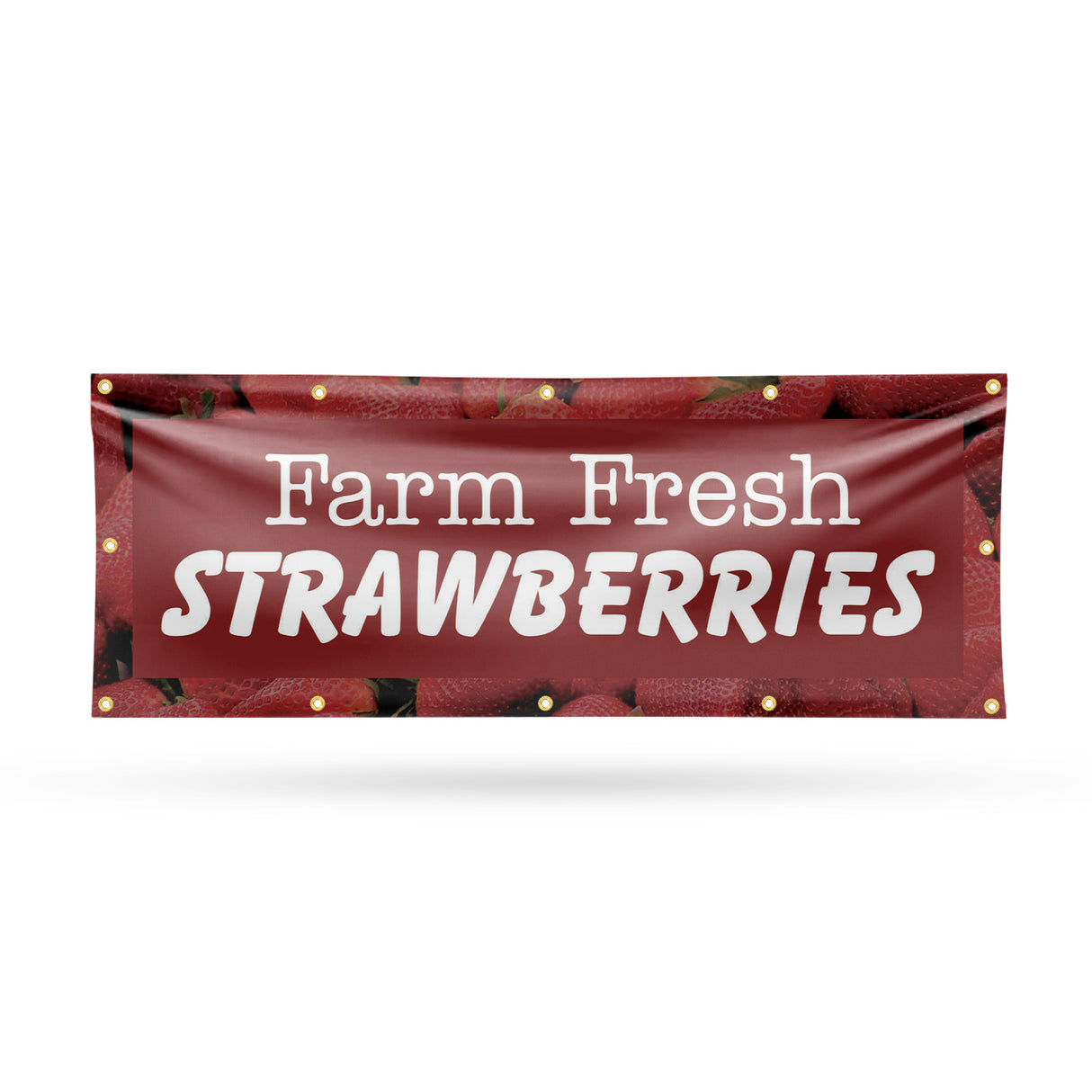 Farm Fresh Strawberries Banner
