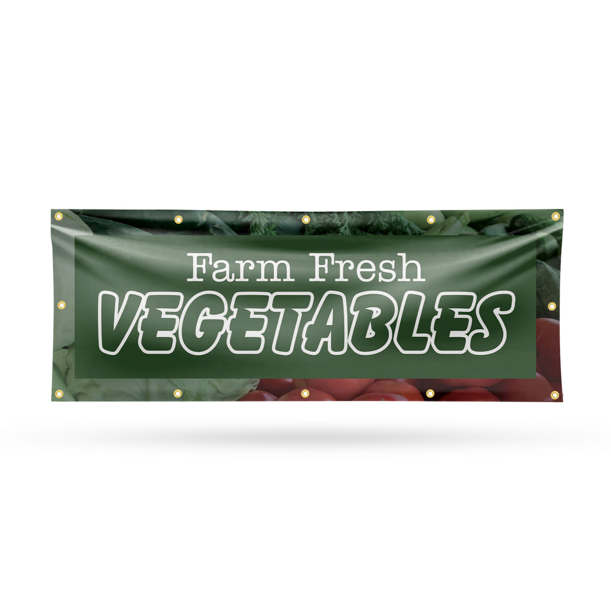 Farm Fresh Vegetables Banner