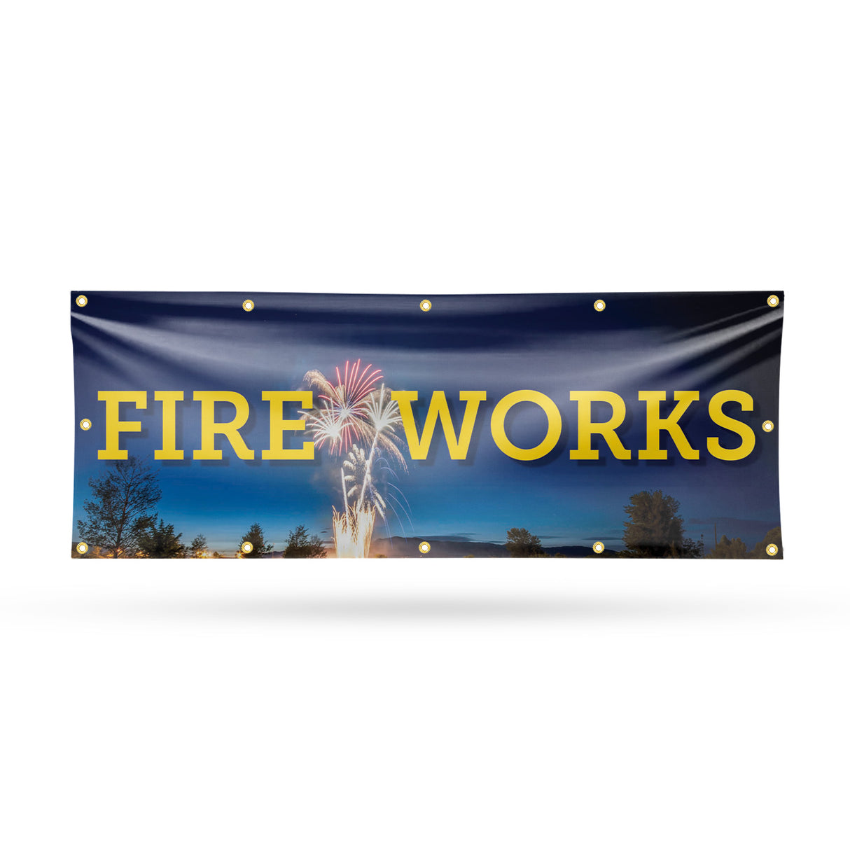 Fireworks Banner