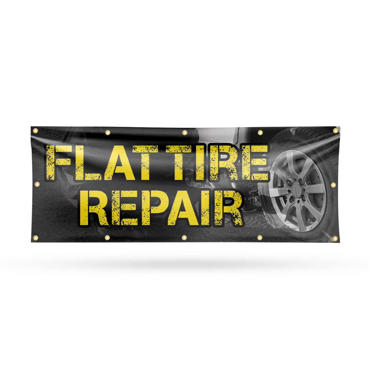 Flat Tire Repair Banner