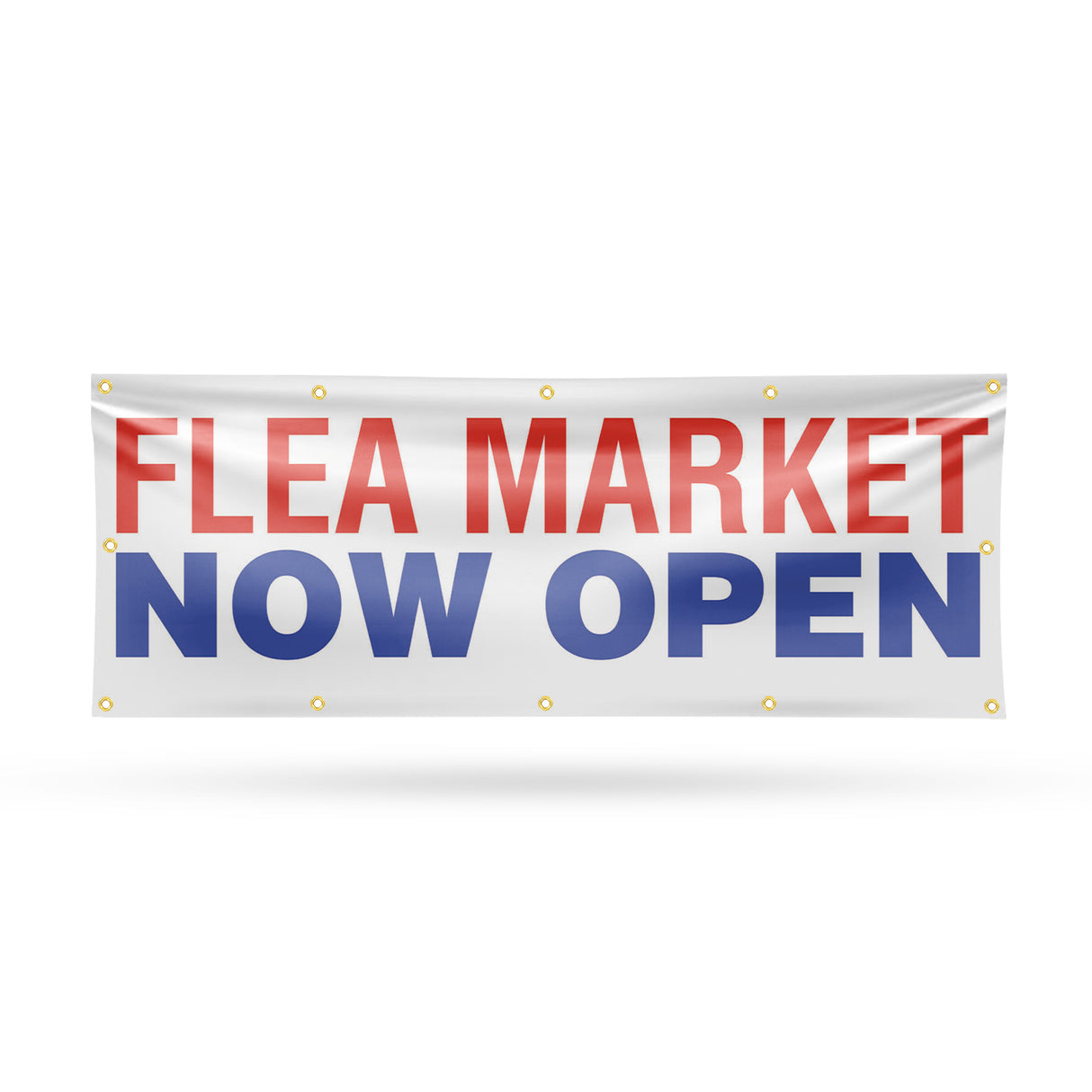 Flea Market Now Open Banner