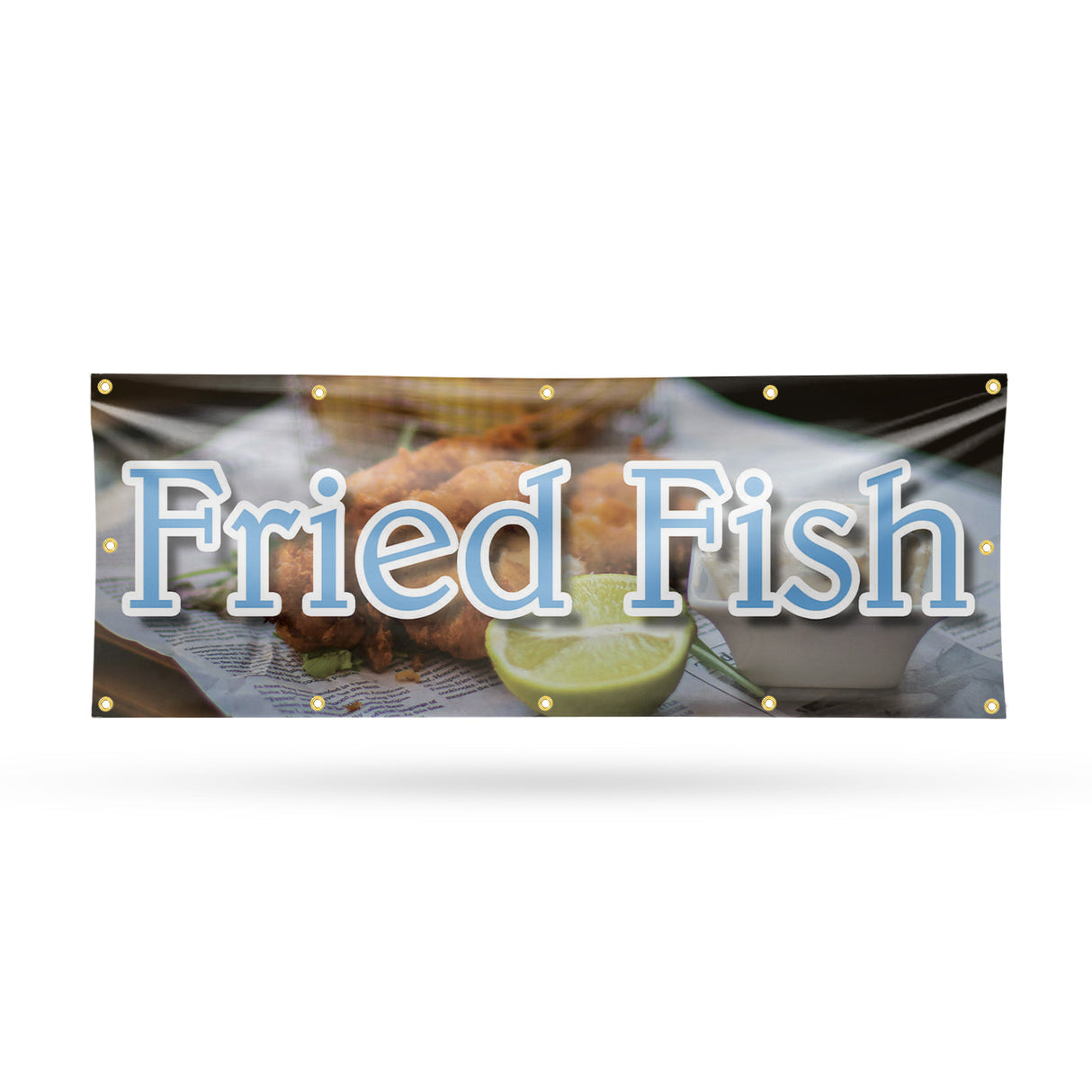 Fried Fish Banner