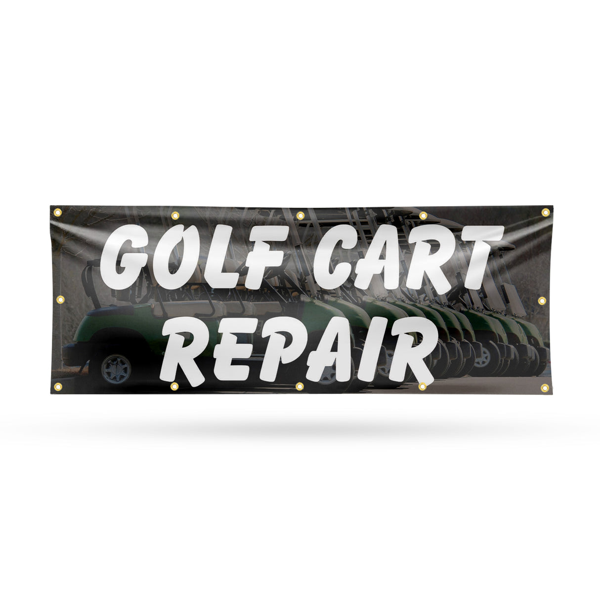 Golf Cart Repair Banner