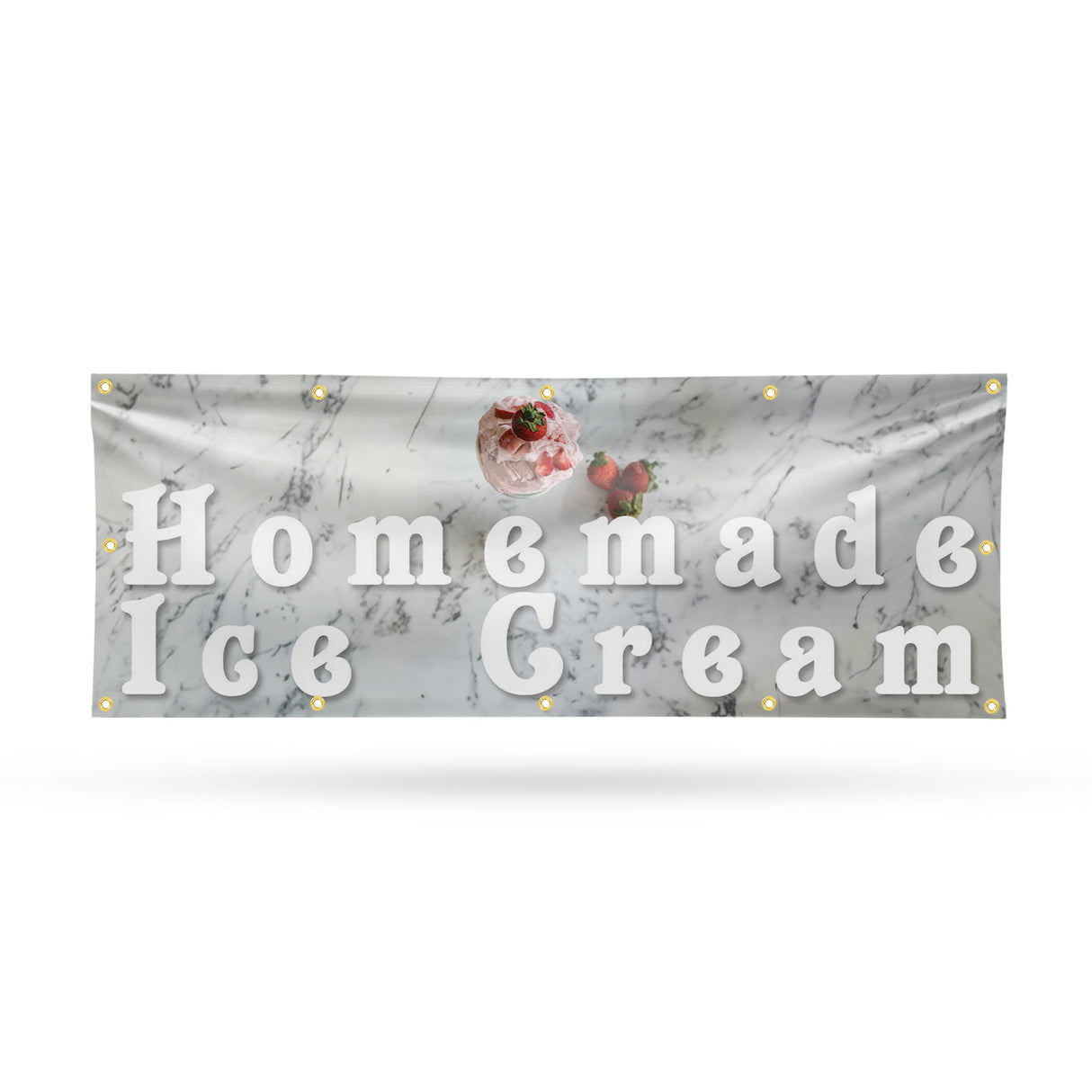 Homemade Ice Cream Banner