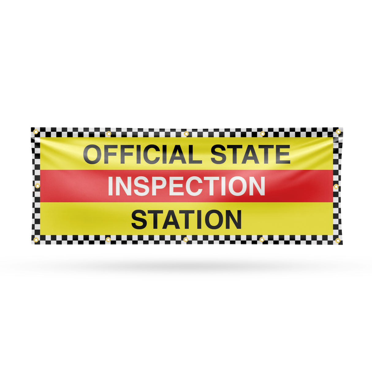 Official State Inspection Station Banner