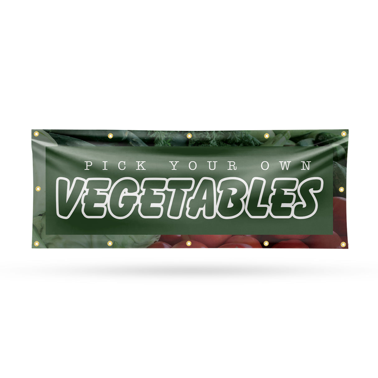 Pick Your Own Vegetables Banner