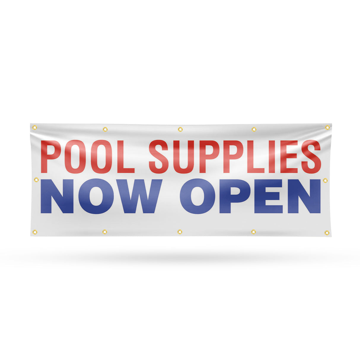 Pool Supplies Now Open Banner