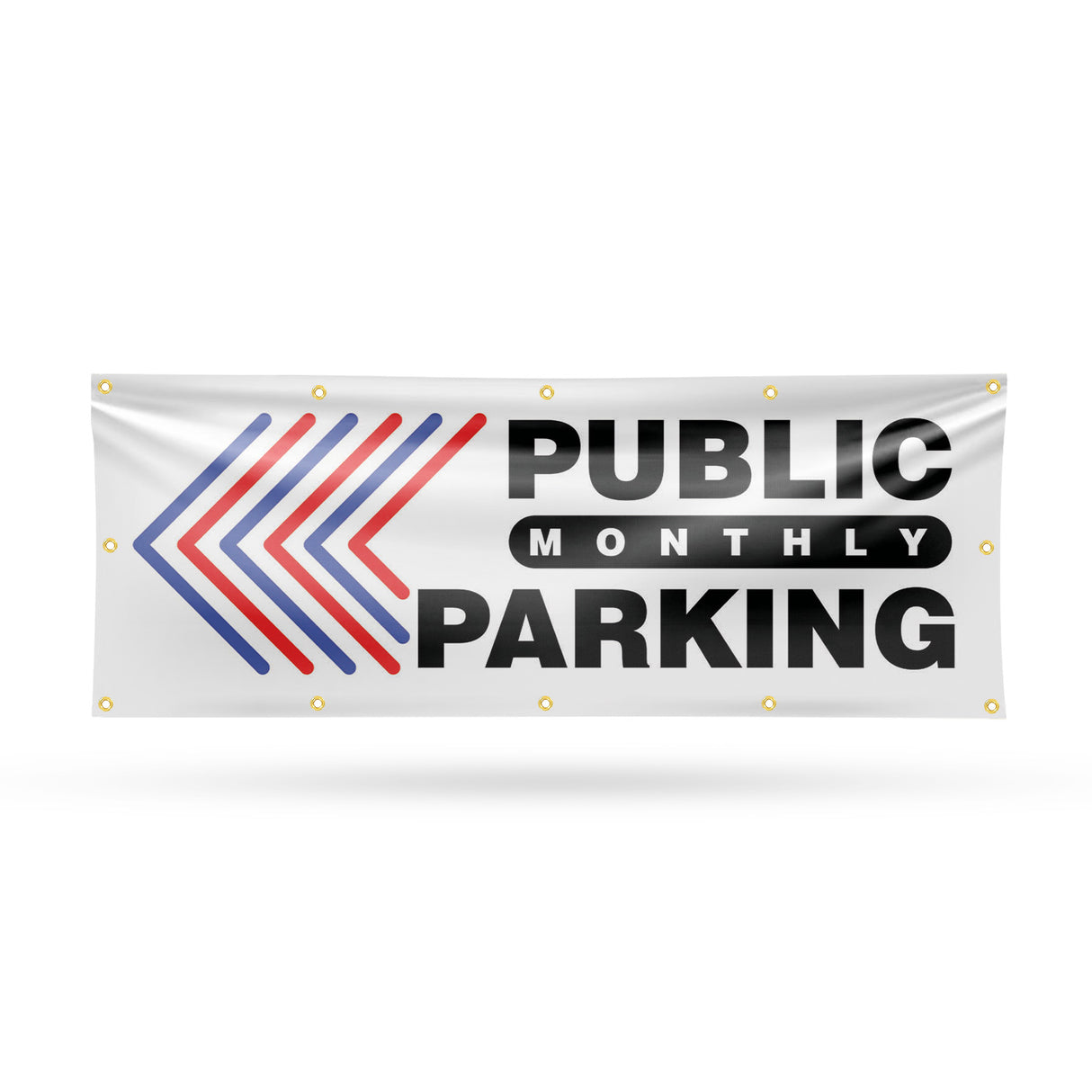 Public Monthly Parking Left Banner