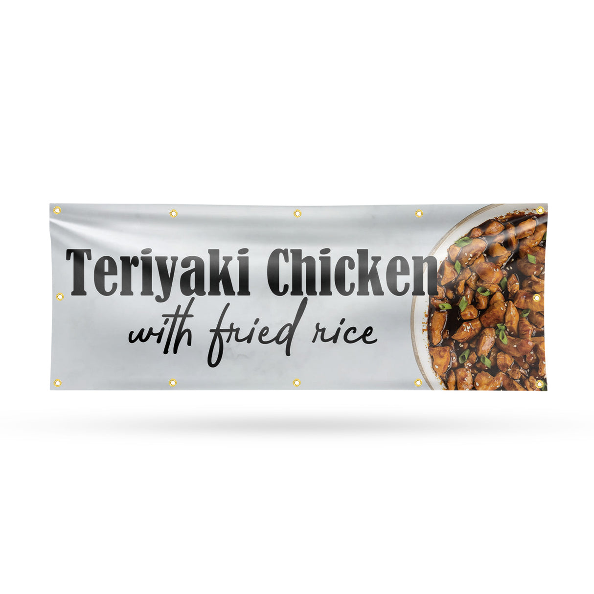 Teriyaki Chicken with Fried Rice Banner