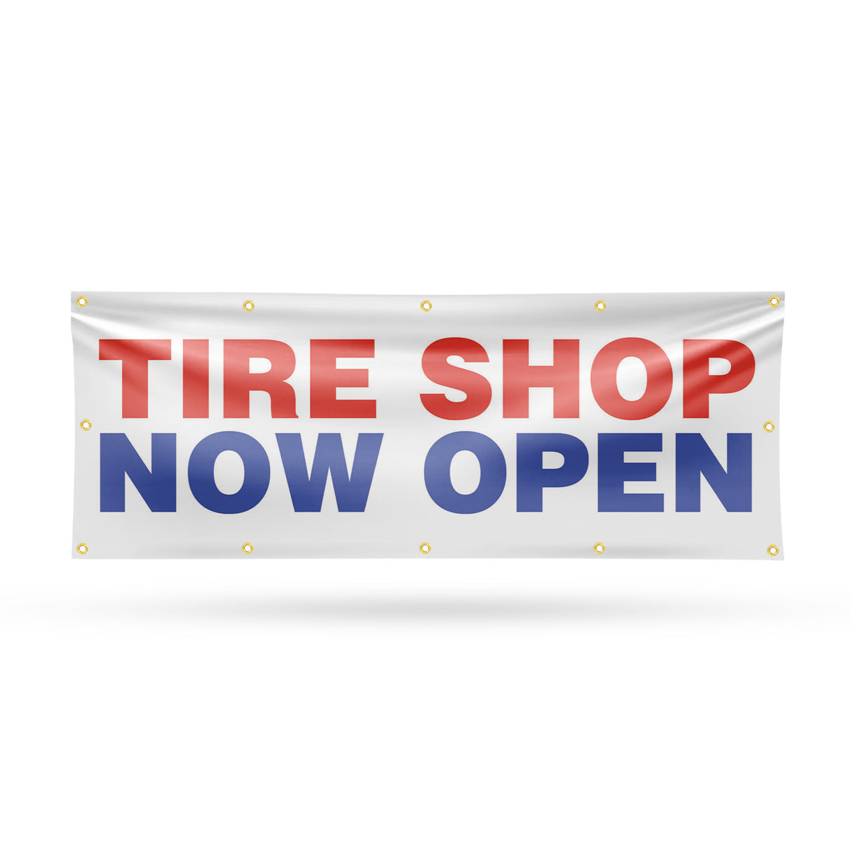 Tire Shop Now Open Banner