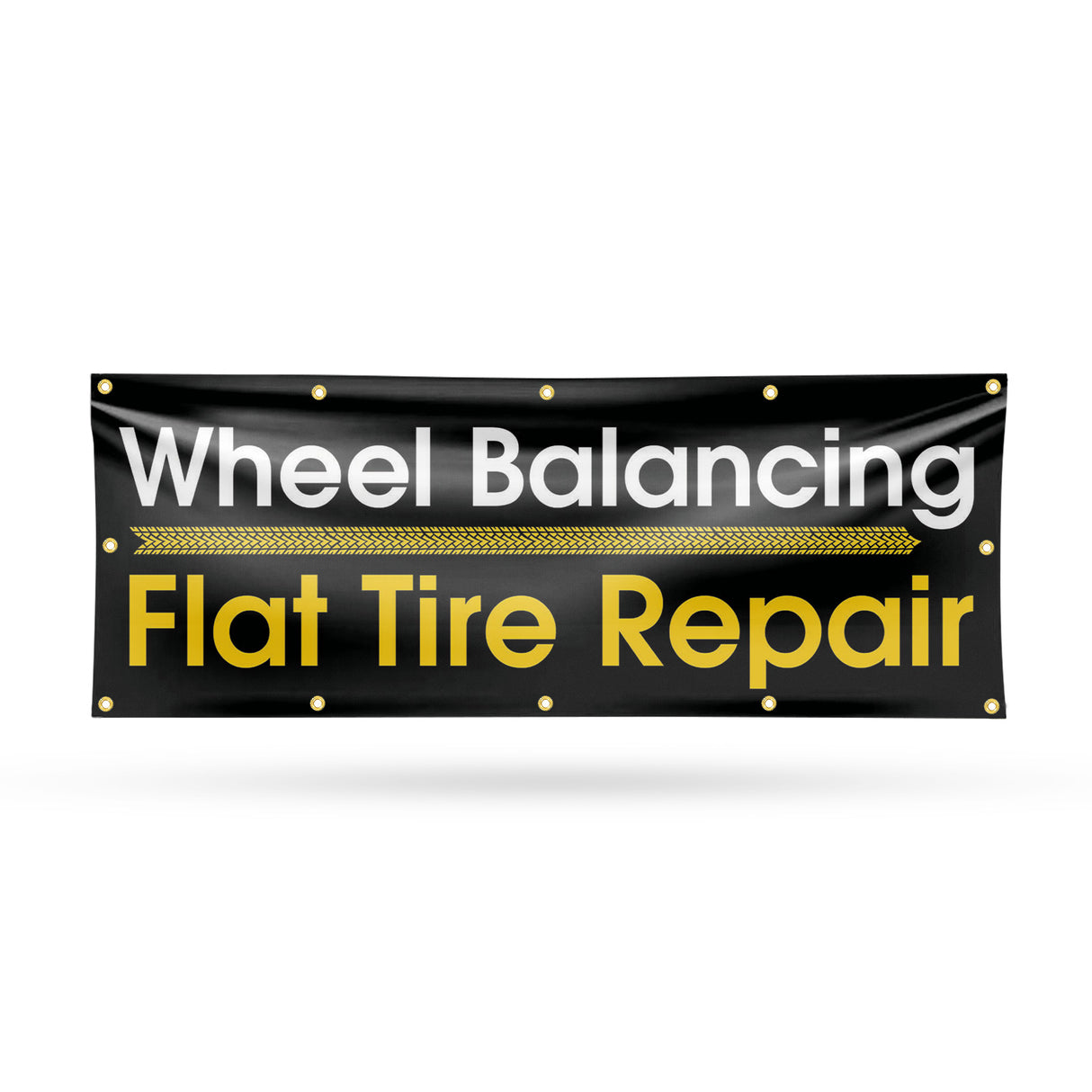 Wheel Balancing Flat Tire Repair Banner