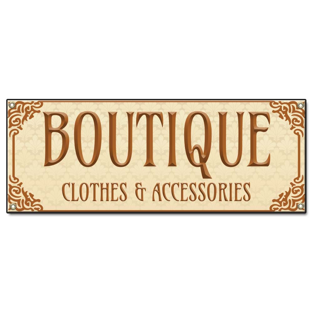 Boutique Clothes & Accessories Banner