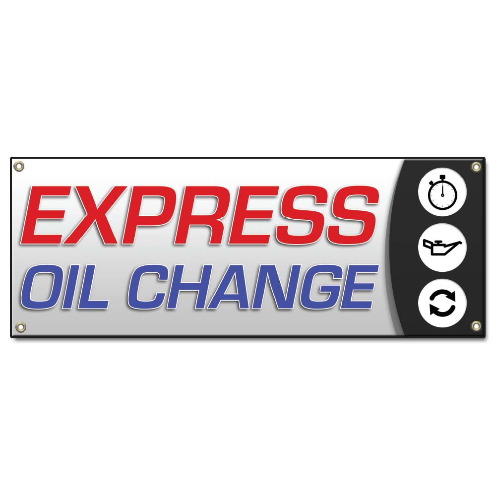 Express Oil Change Banner