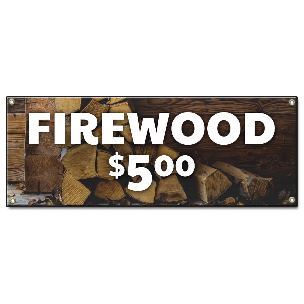 Firewood $5.00 Banner
