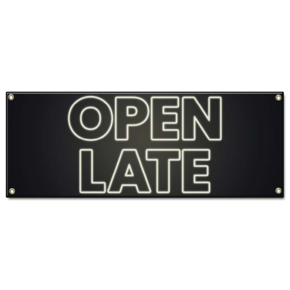 Open Late Banner