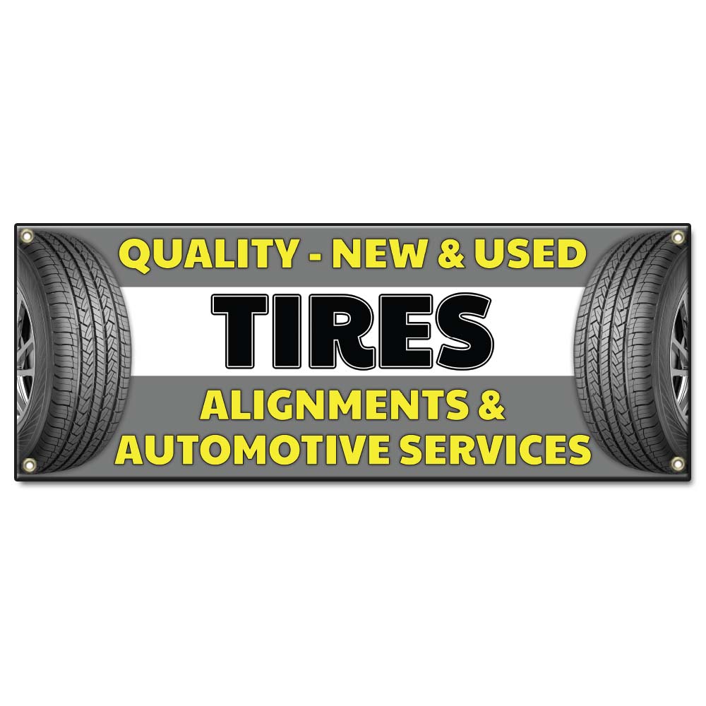Quality New & Used Tires Alignments & Automotive Services Banner