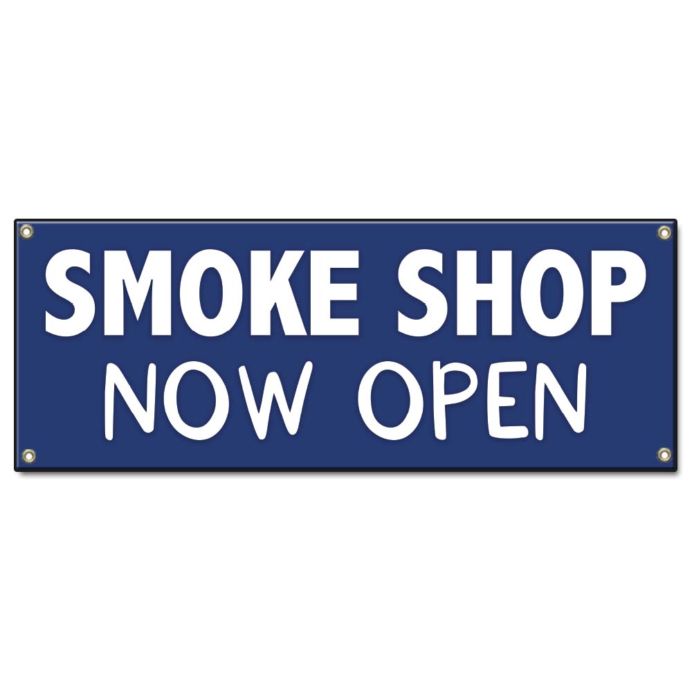 Smoke Shop Now Open Banner