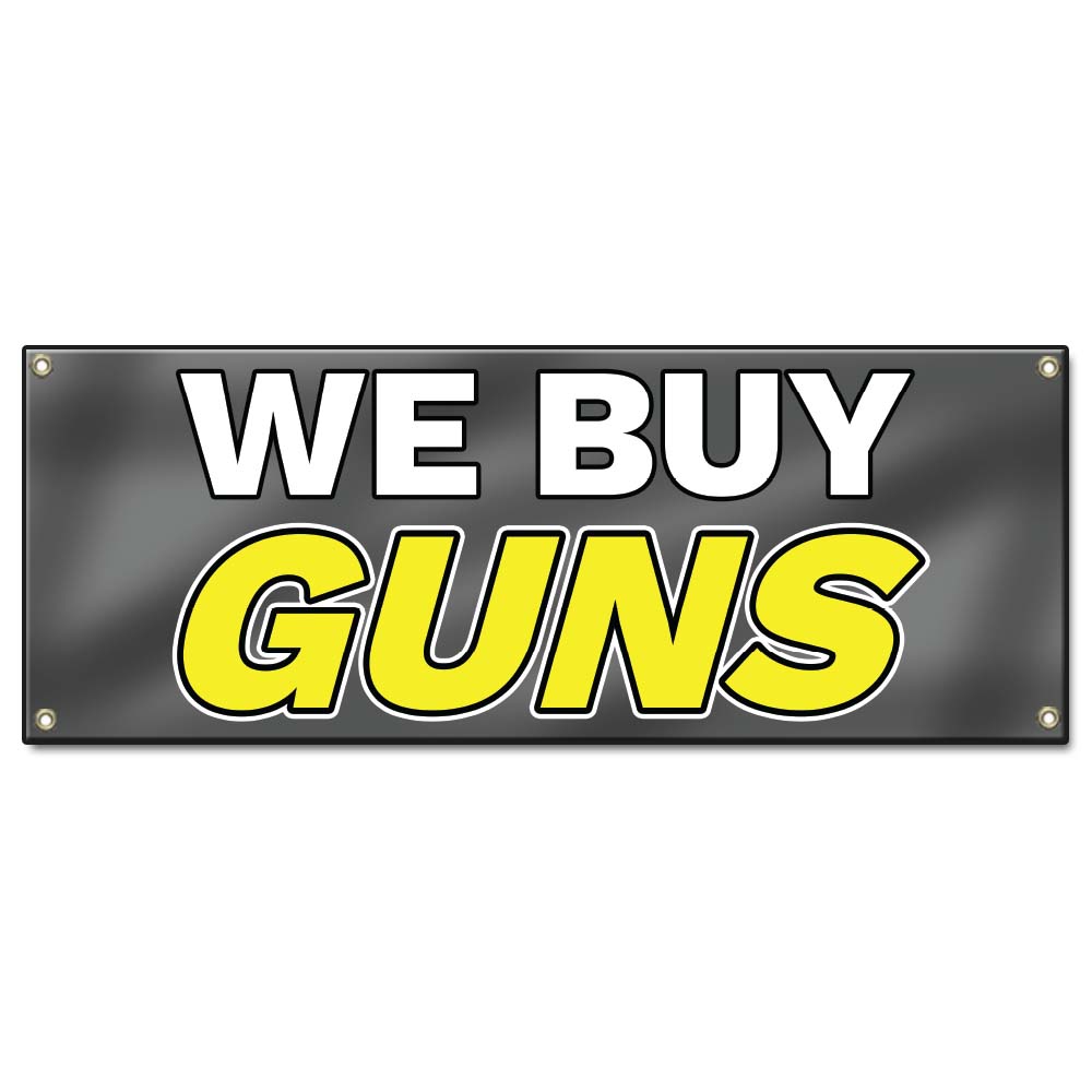 We Buy Guns Banner