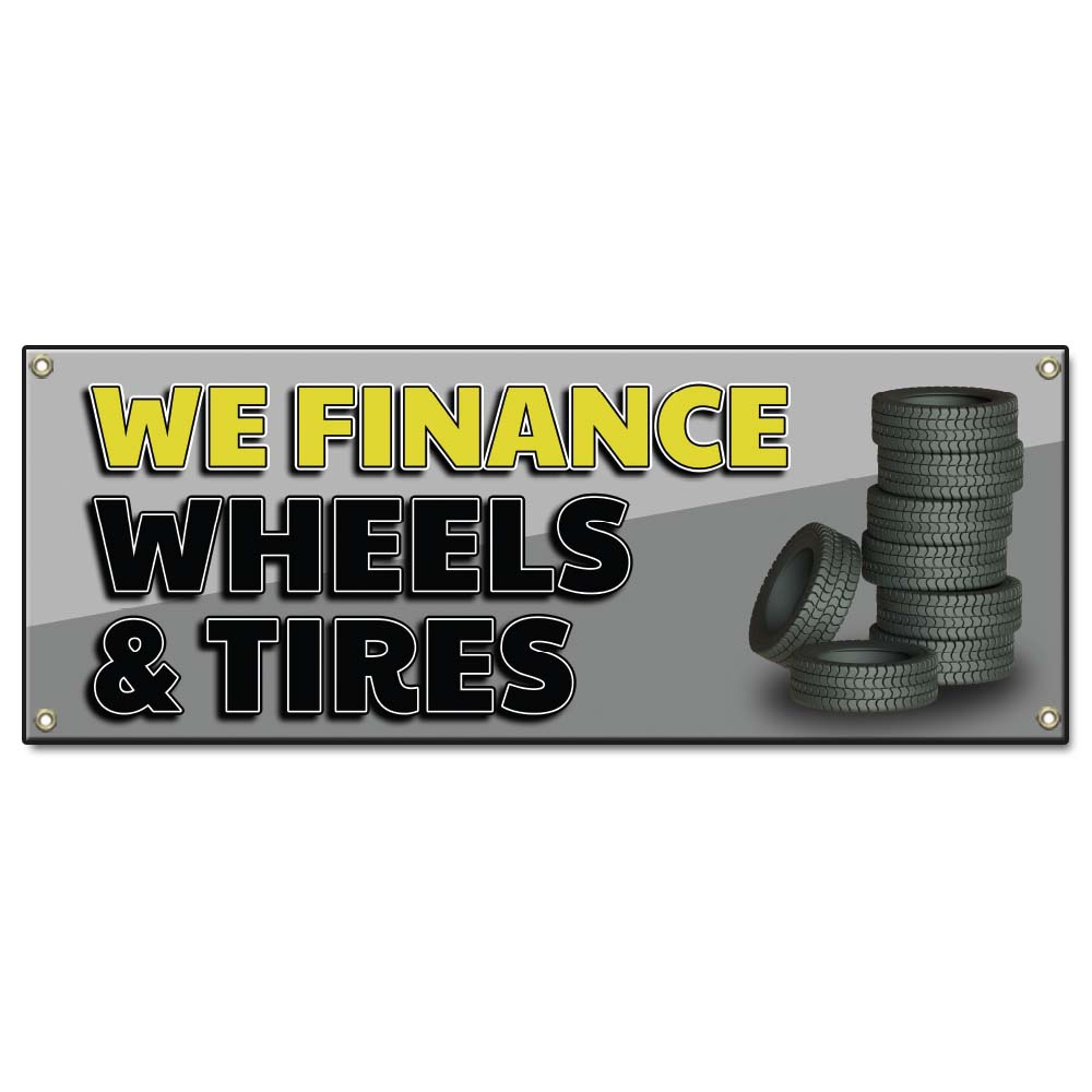 We Finance Wheels & Tires Banner