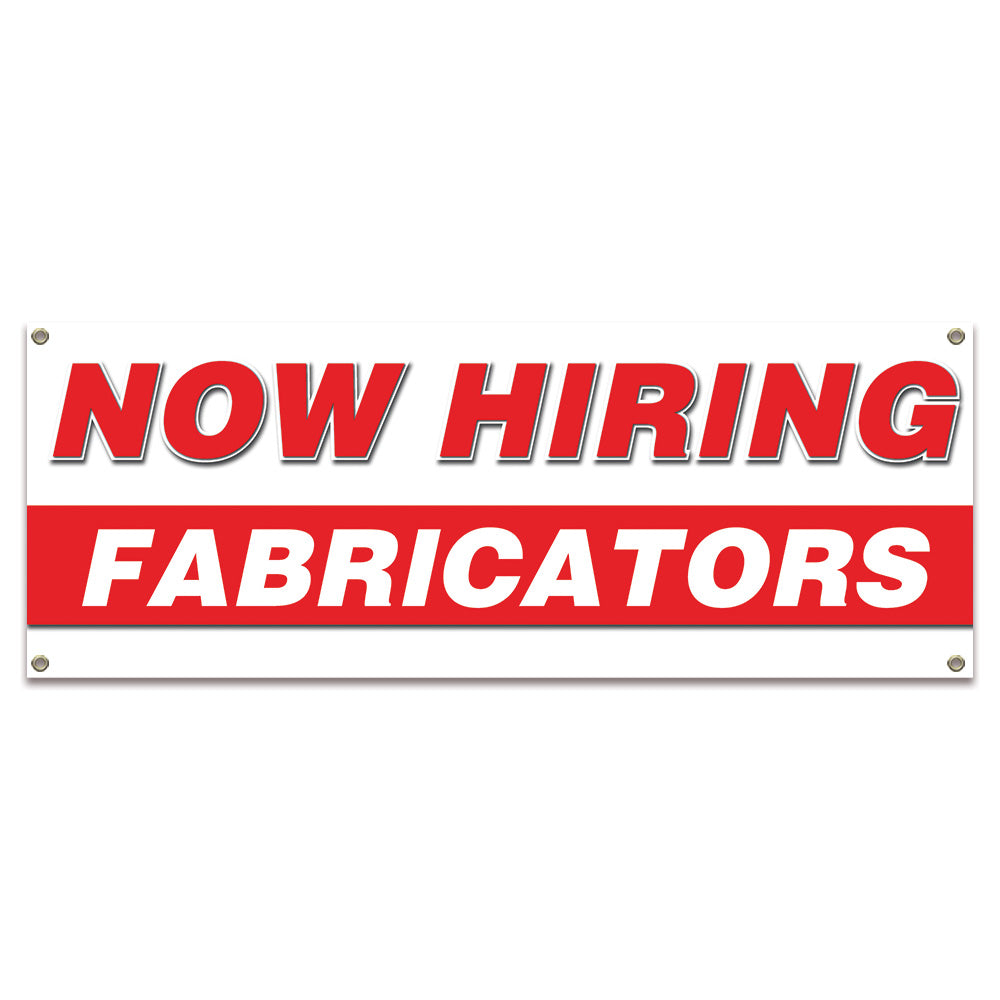 Now Hiring Fabricators Banner