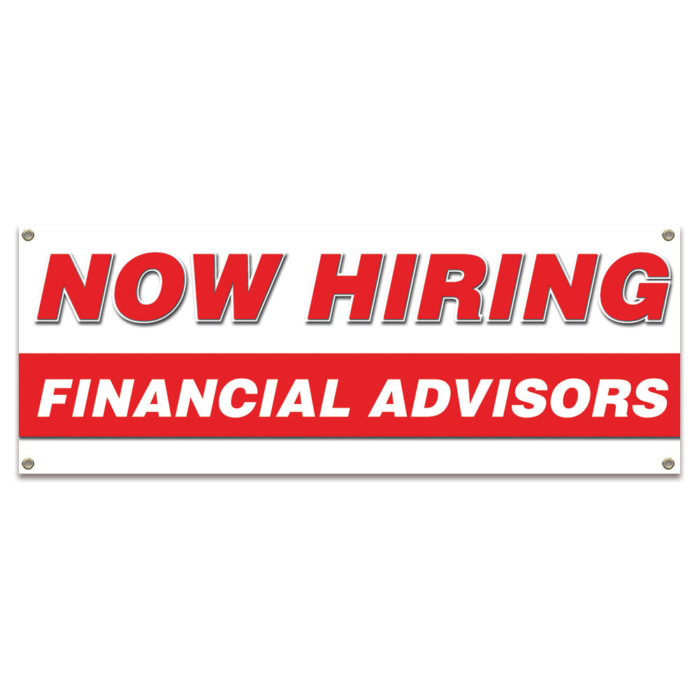 Now Hiring Financial Advisors Banner