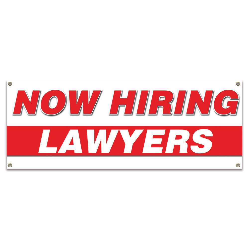 Now Hiring Lawyers Banner