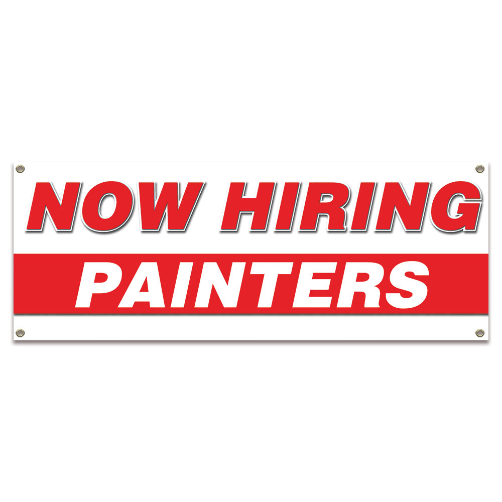 Now Hiring Painters Banner