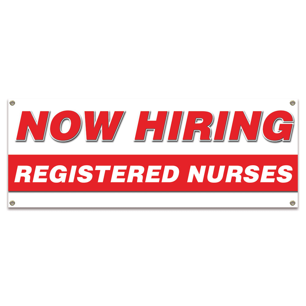 Now Hiring Registered Nurses Banner